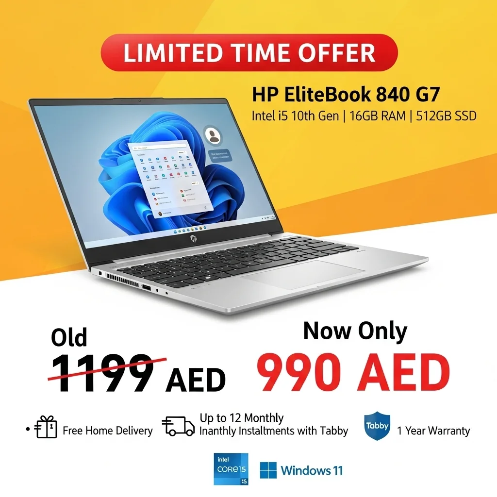 HP EliteBook 840 G7 i5 | 16GB RAM | 512GB SSD