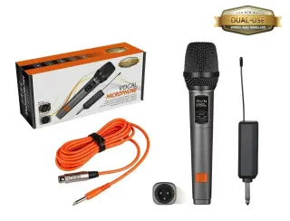 Dual-Use Professional Vocal Microphone