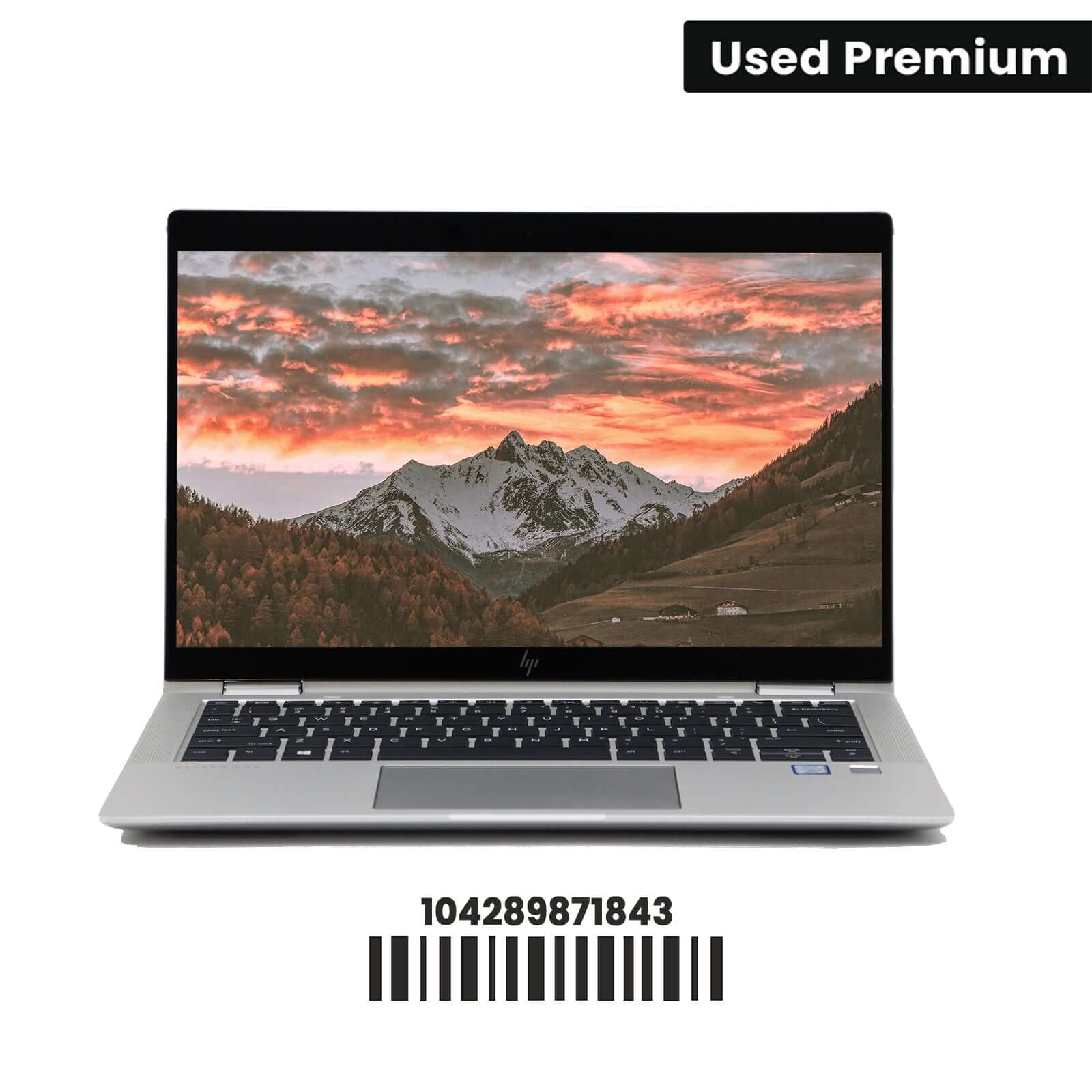 HP ELITEBOOK X360 1030 G4: 8th Gen i5, 16GB RAM, 256GB SSD - Gray - Unit 71843 - AE Laptop image 1