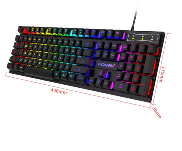 Gaming Keyboard & Wired Mouse - AE Laptop image 3