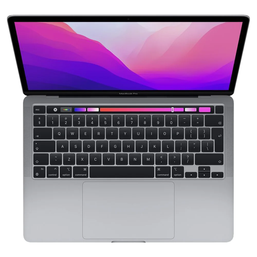 Apple MacBook Pro M2 chip with 8-core CPU and 10-core GPU, 256GB SSD - Space Grey - Arabic Keyboard