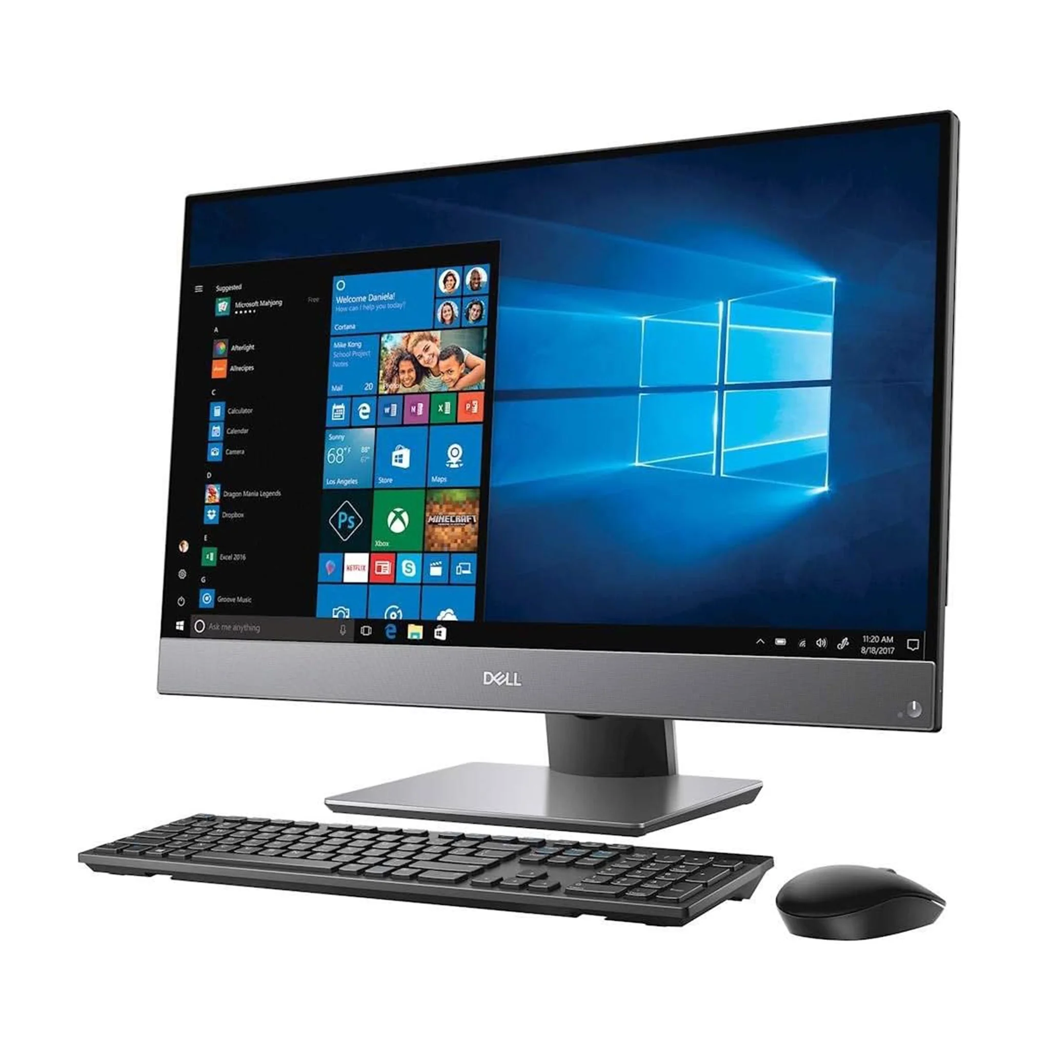Dell All-in-One 7460 Core i5-8th Gen 8GB RAM 256GB SSD – Refurbished AIO Desktop