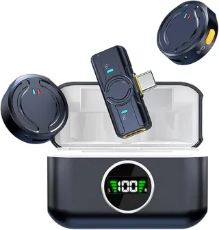 Wireless Microphone With Charging Cabin