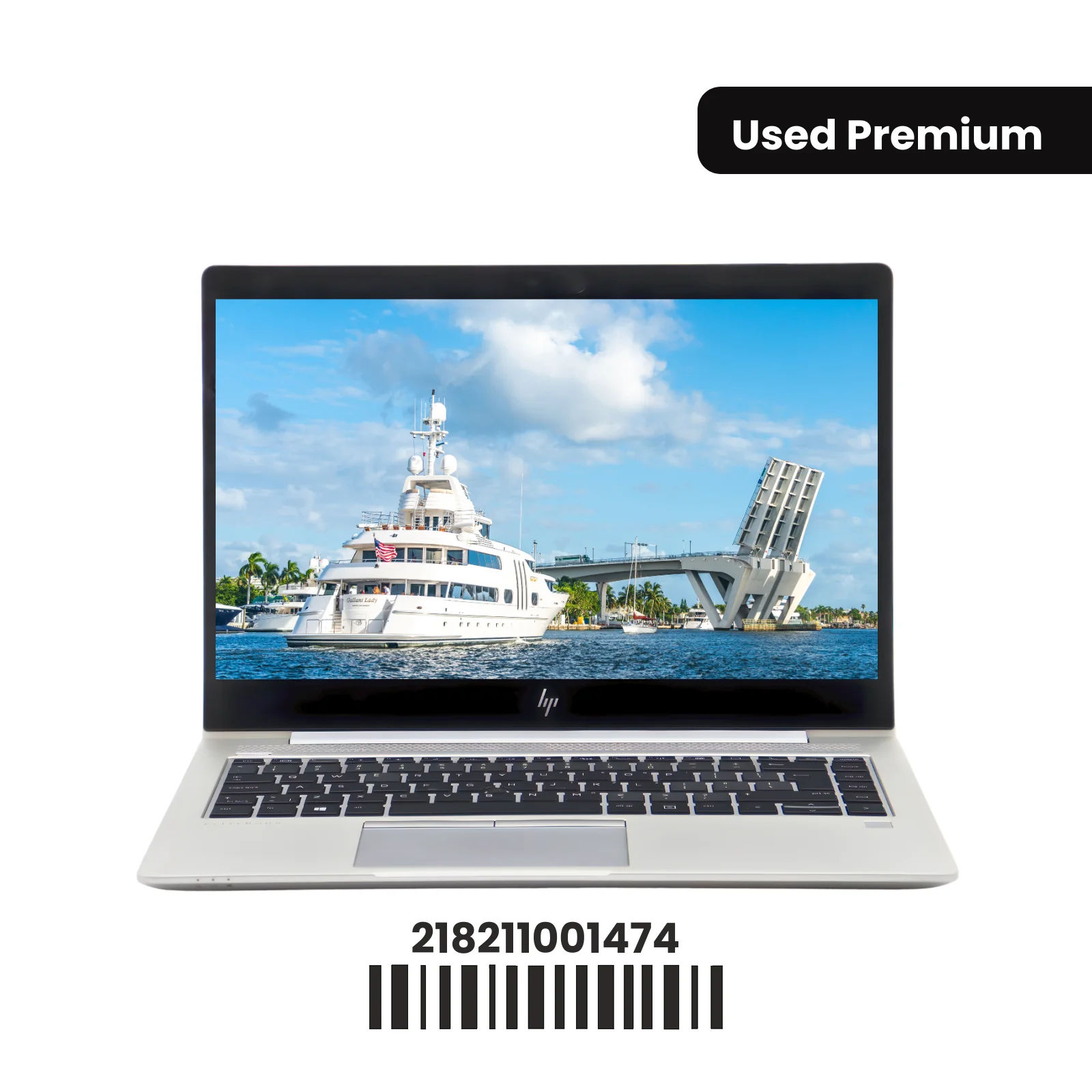 HP ELITEBOOK 745 G5: AMD, 8GB RAM, 256GB SSD - Silver - Unit 01474 - AE Laptop image 1