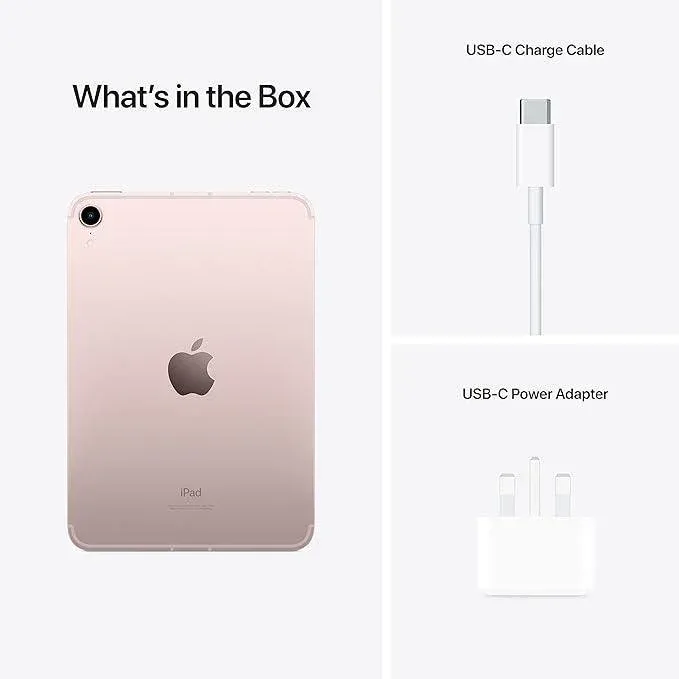 Apple iPad Mini 6 (6th Generation) 8.3-Inch, 64GB, WiFi, With Facetime - International Version - 64GB-USED-WIFI - AE Laptop
