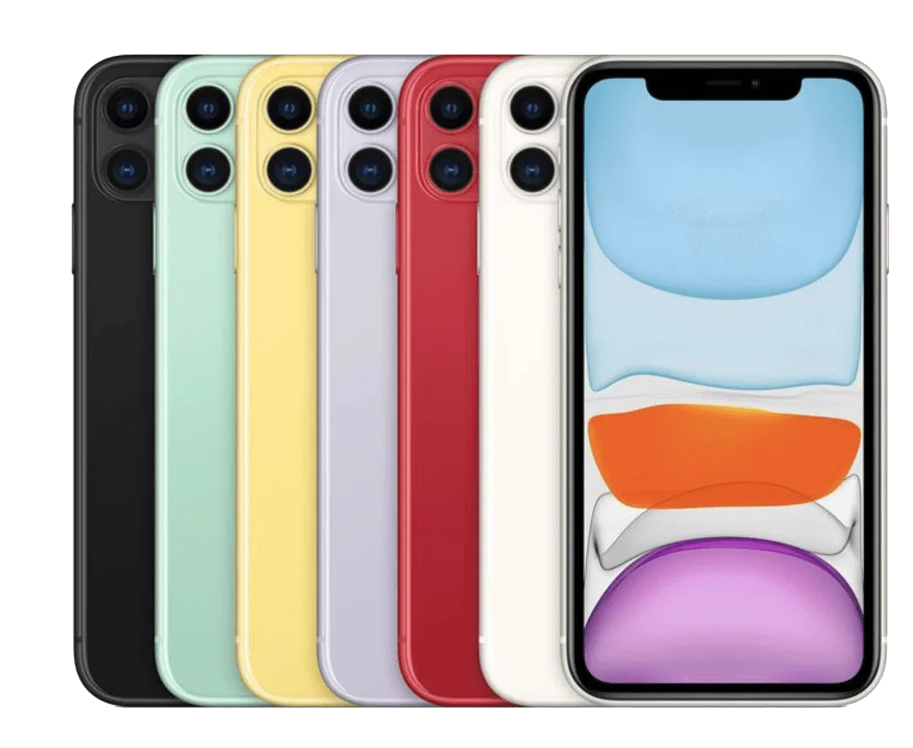 Apple iPhone 11 6.1" Liquid Retina Display, A13 Bionic Chip, Dual 12MP Cameras, Face ID, 4GB RAM