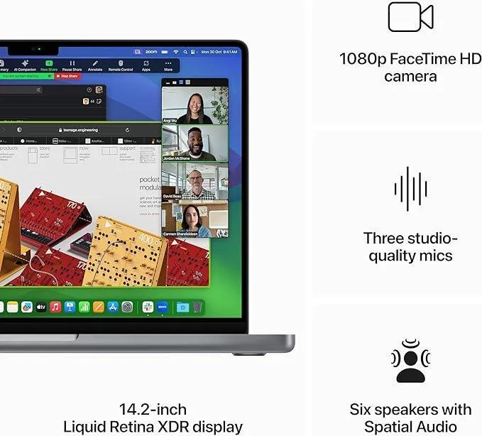 Apple MacBook Pro Laptop M3 Pro chip with Liquid Retina XDR Display,Unified Memory, (International version) English - AE Laptop image 5