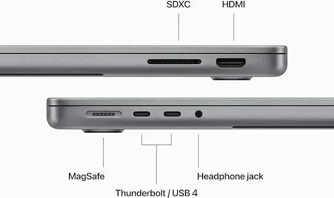 Apple MacBook Pro Laptop M3 Pro chip with Liquid Retina XDR Display,Unified Memory, (International version) English - AE Laptop image 6