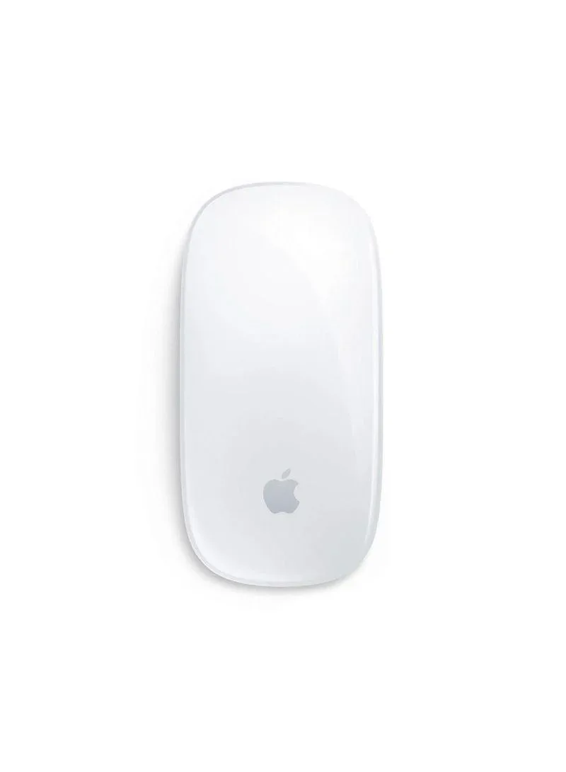 Apple Magic Mouse 2 (Like New) – Wireless Multi-Touch Mouse for Mac, White, Back – Fully Refurbished