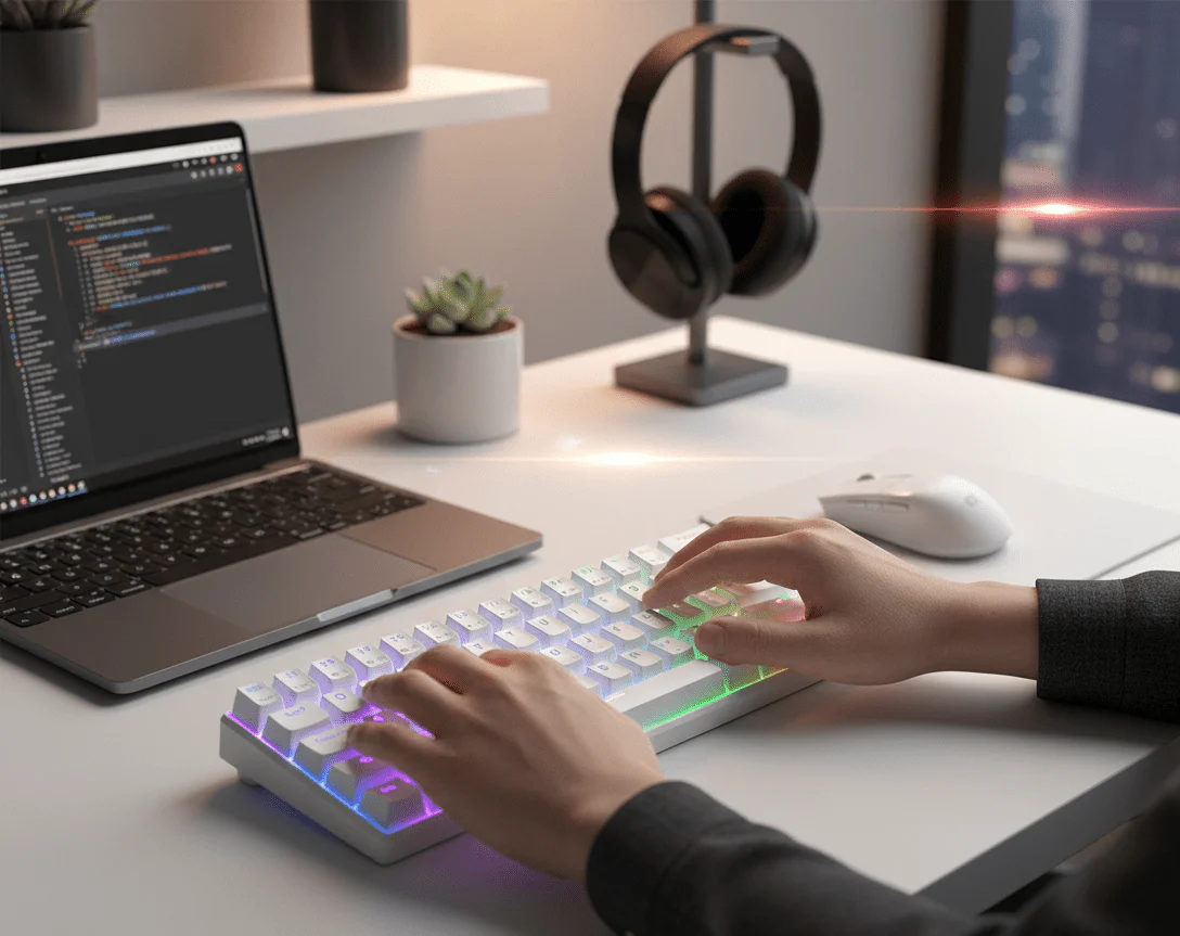 RGB Mechanical Keyboard - AE Laptop image 5