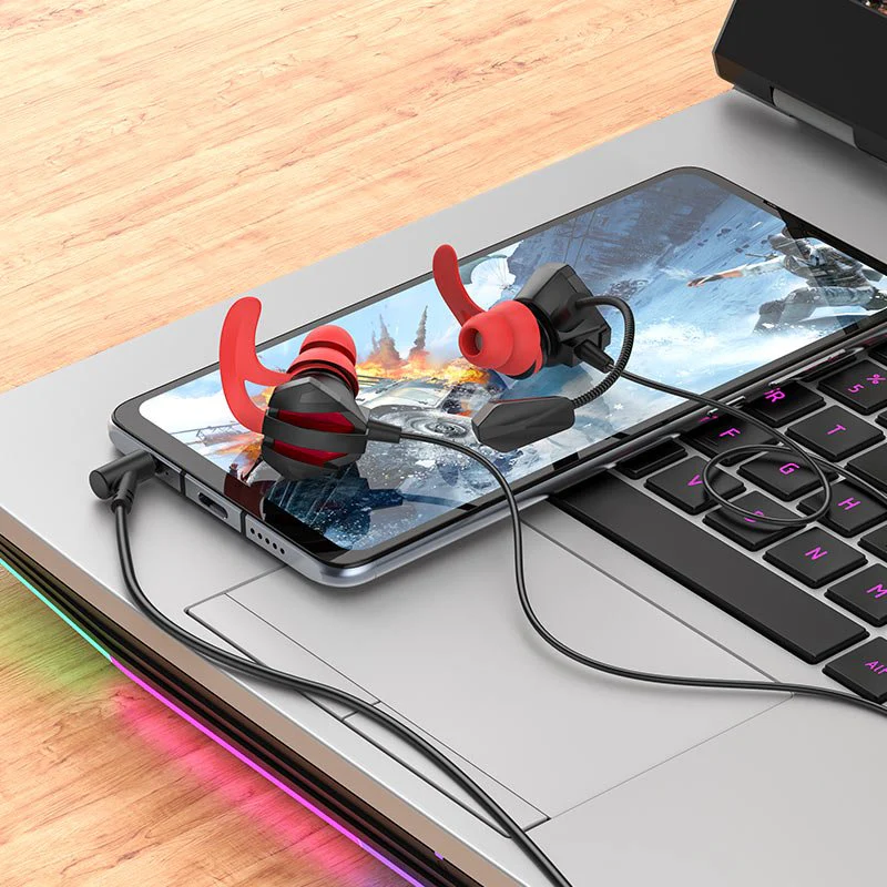 Hoco - Gaming Microphone With Mic (M105) - AE Laptop image 1