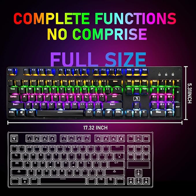 Mechanical Gaming Keyboard - AE Laptop image 3